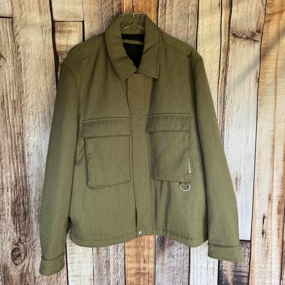 All Saints Other - Allsaints Jacket Myers Cotton Military Brown XL Versatile Army Lined Fall Mens